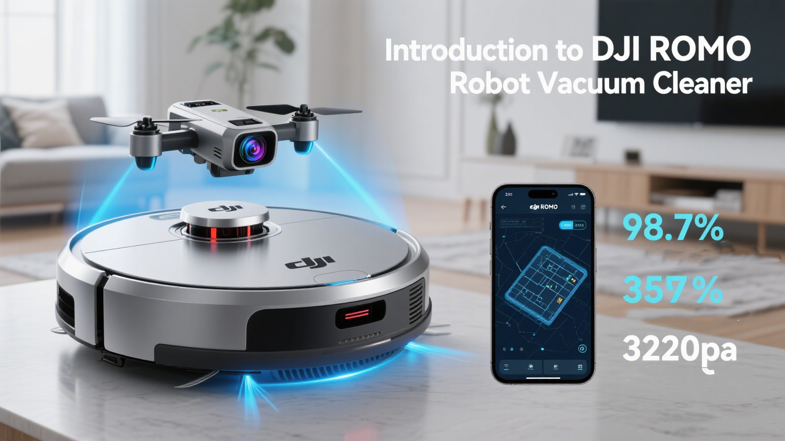 Wprowadzenie do odkurzacza robota DJI ROMO