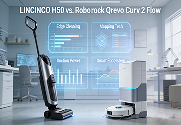 LINCINCO H50 kontra Roborock Qrevo Curv 2 Flow