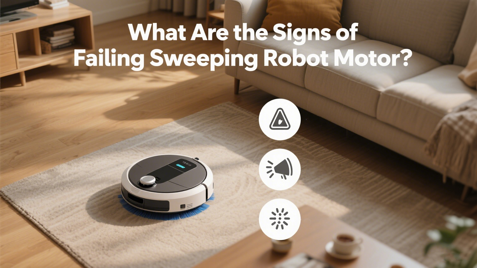 Jakie są oznaki awarii silnika robota zamiatającego?