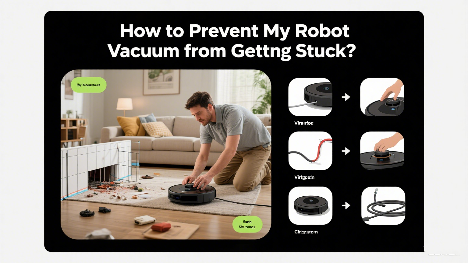 Dlaczego mój robot odkurzający ciągle się zacina? Jak zapobiec utknięciu odkurzacza robota?